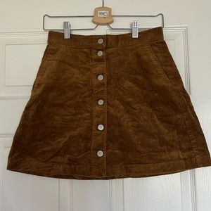 UNIQLO Corduroy A-Line Skirt